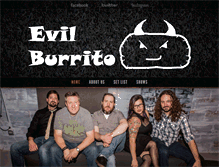 Tablet Screenshot of evilburritoband.com